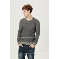 Special Pattern Round Neck Fit Strick Herren Pullover